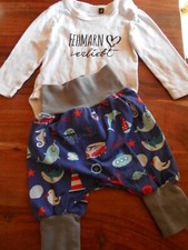 Fehmarn Baby Body Gr.62 und Pumphose Elfenzwerg