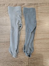 2x Strumpfhose Baby Gr. 62/68 Petrol von Takko