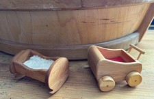 Verneuer Kinderwagen & Grimms Puppenstube Konvolut Holz Puppenstube Konvolut 