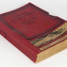 Deutsches WK2 Adresstelefon Telefonbuch * Hamburg * 1940 * Vintage Verzeichnis