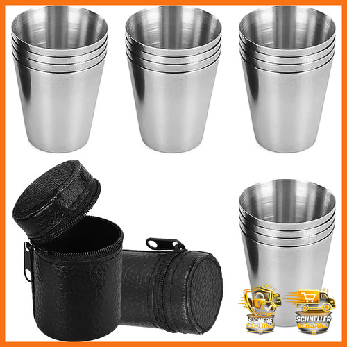 Edelstahlbecher 30ml stück - edelstahlbecher,
