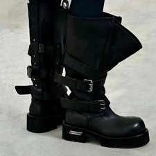 Retro Schnalle Venom-Stiefel