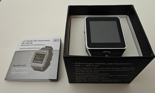 Simvalley smartwatch mit - mit, handy