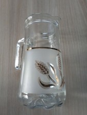 Glaskanne 1,5 L Saftkrug Glas 21 x12 cm gebraucht gut