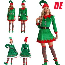 DE Elfen Kostüm Damen Grün