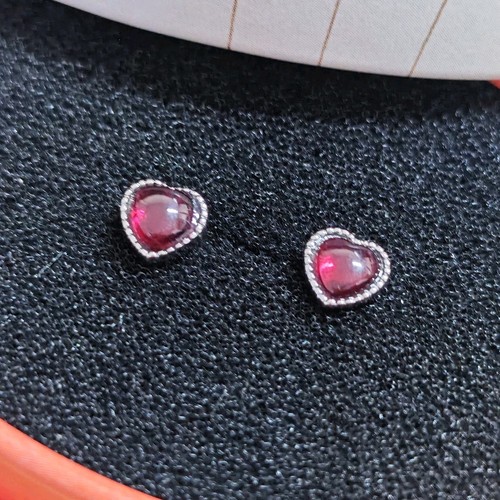 Natur echt purpur granat s925 - natur,