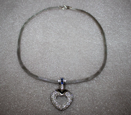 Gold collier halskette - collier, herz