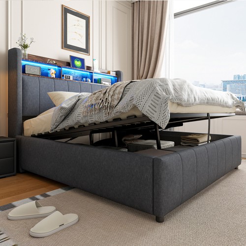 Polsterbett 140x200cm led - polsterbett, usb