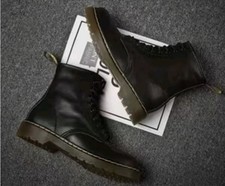 Herren schwarze Kampfstiefel -