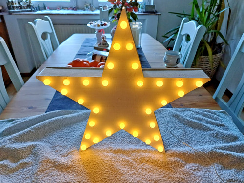 Weihnachtsstern mit led - weihnachtsstern,