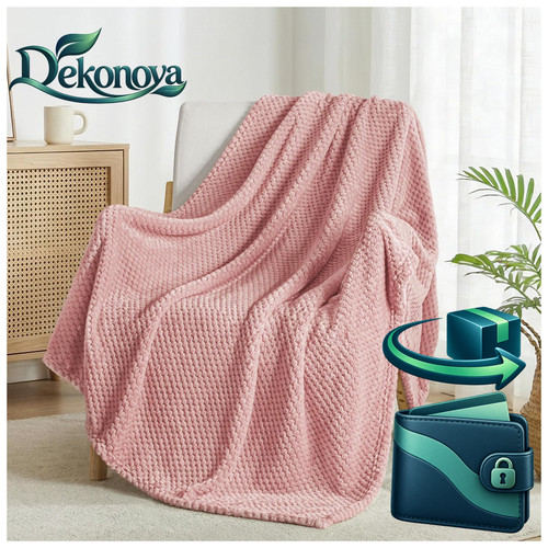 Kuscheldecke flauschig 130x170 - flauschig,