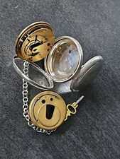 Antike Englische Silber Taschenuhr auf den Namen G. Clewley angefertigt Spz-2