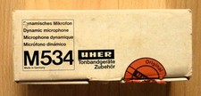 Uher M534 dynamisches Mikrofon mit Ständer und Originalverpackung