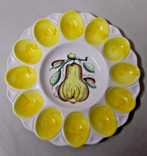 Keramik Eierplatte Eierteller