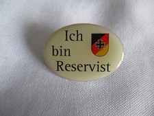 Bundeswehr Pin Ich bin Reservist 10 Stück Neu und OVP
