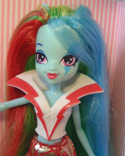 My little Pony Equestria Girl Rainbow Dash Manga Mädchen Puppe blaue Barbie II