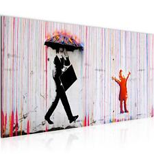 Bild Wohnzimmer Banksy Style Colored Rain Schlafzimmer Flur Deko Wandbild
