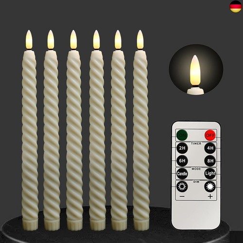 Led stabkerzen set 6er - led,