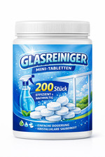 200 St Glasreiniger Tabletten
