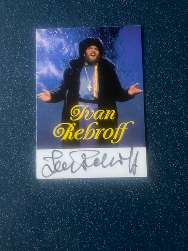 Autogrammkarte ivan rebroff - ivan,