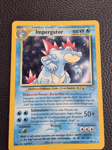 Impergator pokémon karte - -,