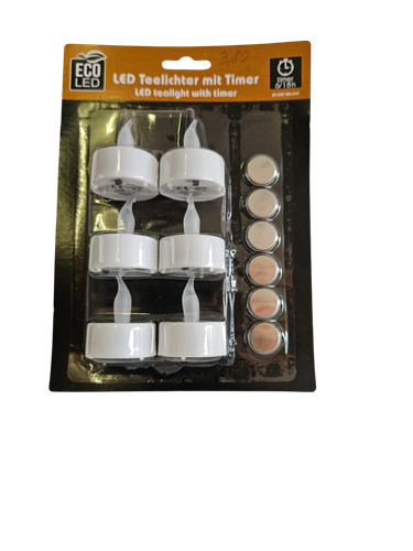 Led kerze teelichter mit - kerze, /