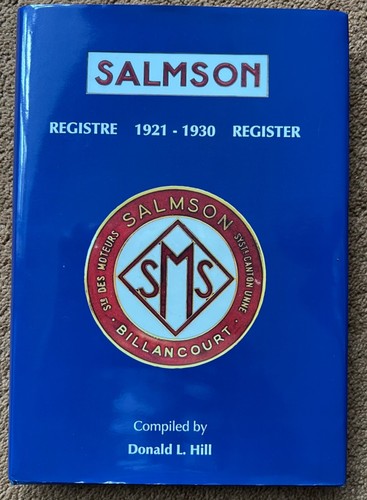 Salmson 1921 30 register - 1921,