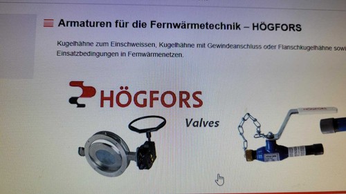 Neu högfors absperrklappe - **neu**,