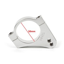 1x 50mm Universal Alu Motorrad Lenkungsdämpfer Gabel Halterung Dämpfung Schelle