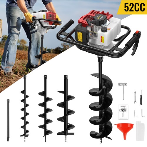 Benzin erdbohrer 52ccm ps - erdbohrer,