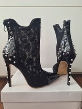 Damen High Heels Stiefeletten