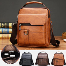 Schultertasche Leder