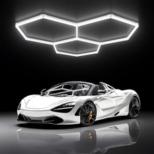 3X LED Hexagon Lampe Werkstatt