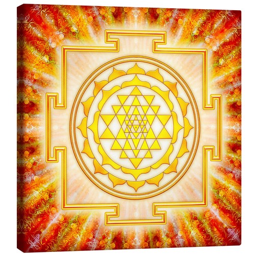 Leinwandbild sri yantra - sri,