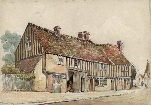 Brenchley kent aquarell - brenchley,