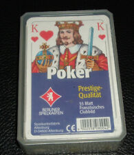 Kartenspiel - Poker - 55 Blatt - Prestige Qualität - Berliner Spielkarten