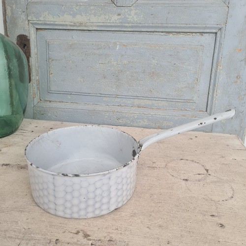 C3673 alte emaille pfanne - alte,