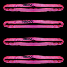 Target Ladungssicherung 90412 Rundschlinge Arbeitslast Rot Hebeband 4 STÜCK