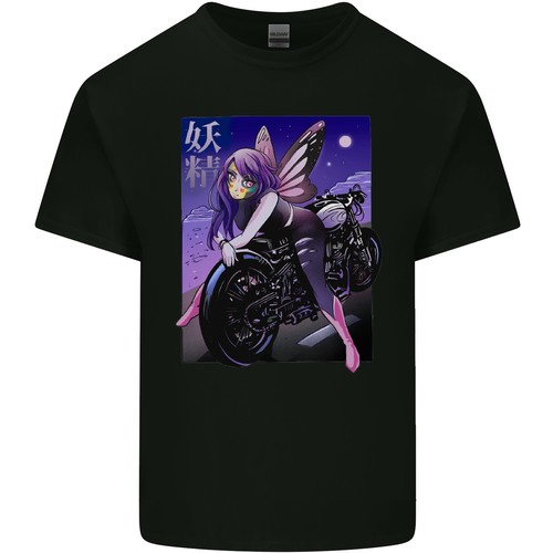 Anime fairy biker - anime, japan