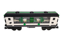 Lego City Zug Waggon Eisenbahn Smaragdexpress Emerald passt zu 10194 MOC Grün