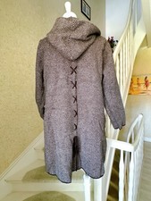 Damen Strickmantel  mit Kapuze Gr. 38 ( Maße Beachten) ~ Top~