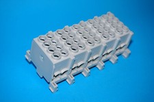 Hauptleitungsklemme Abzweigklemme Klemmstein 5polig GRAU L/N/PE Serie KS25 FTG