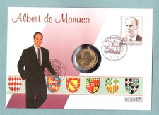 ALBERT DE MONACO ** NUMISBRIEF