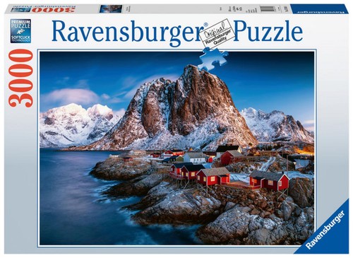 Puzzle ravensburger hamnoy - puzzle,