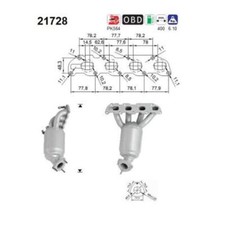 AS 21728 Katalysator für Opel