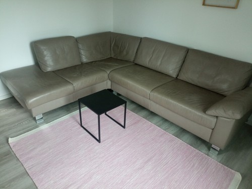 Großes hochwertiges ledersofa - großes,