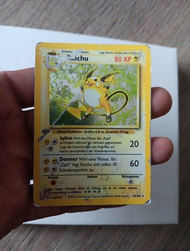 Pokémon raichu 102 - raichu, 14/102