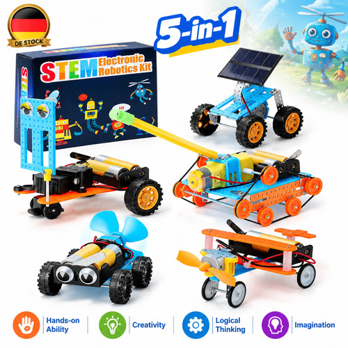 5stk stem spielzeug roboter - 5stk,
