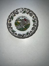 Porzellan Myotts Country Life Fine Staffordshire Untertasse Teller Keramik