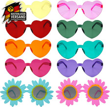 Herz Sonnenbrille Bunte Party